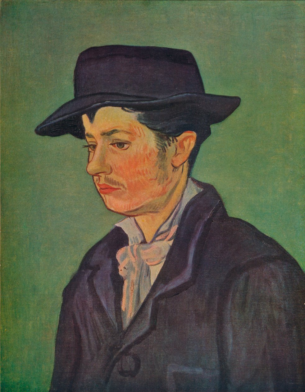 "Porträtt av Armand Roulin", 1888 av Vincent van Gogh