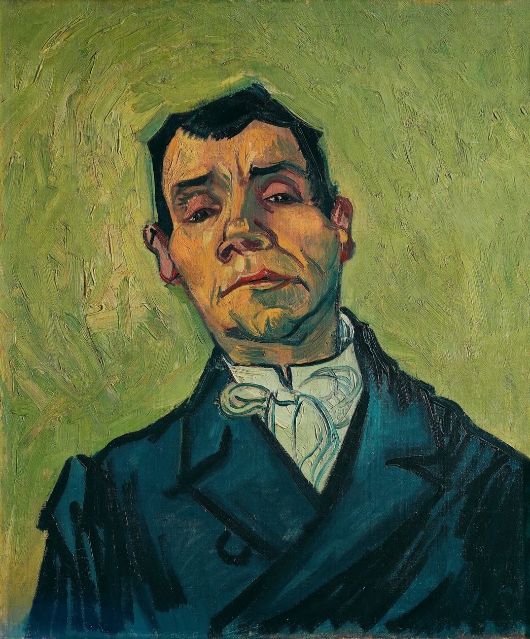 Porträtt av Joseph-Michel Ginoux, 1888. av Vincent van Gogh