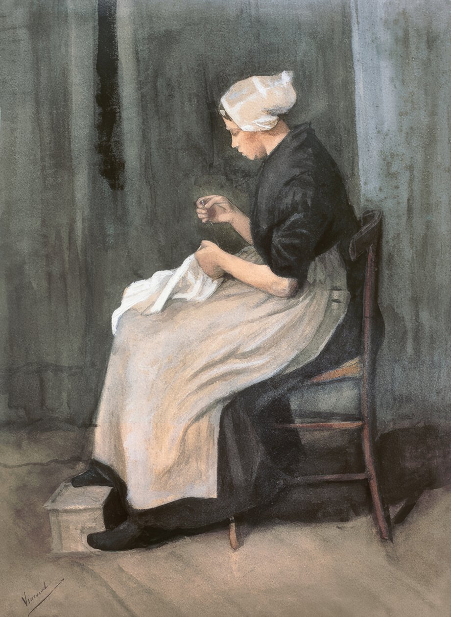 Scheveninger Naherin av Vincent van Gogh