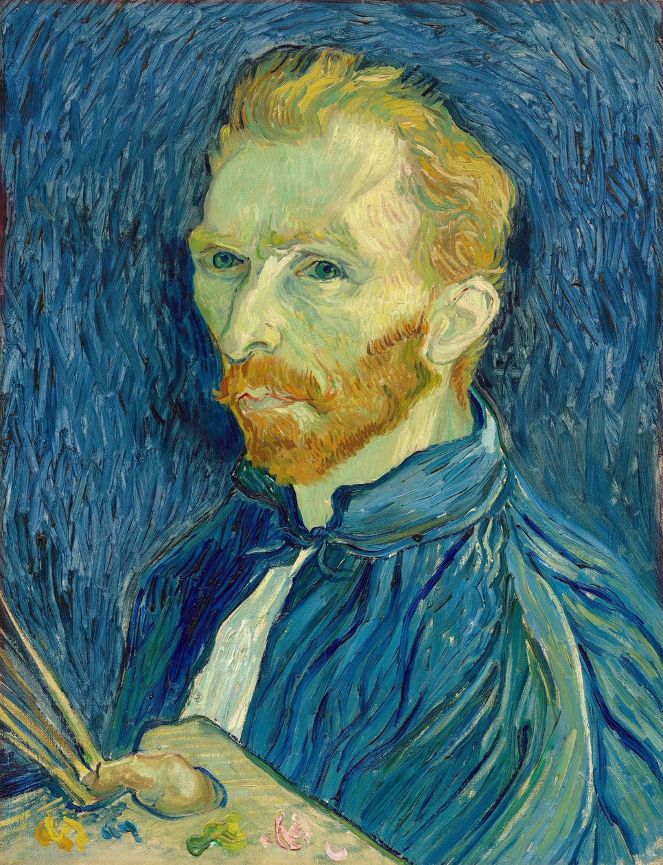 Självporträtt, 1889. av Vincent van Gogh