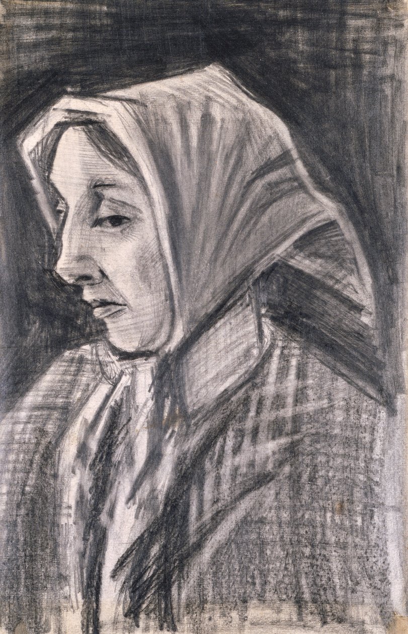 Sien, vänd åt vänster av Vincent van Gogh