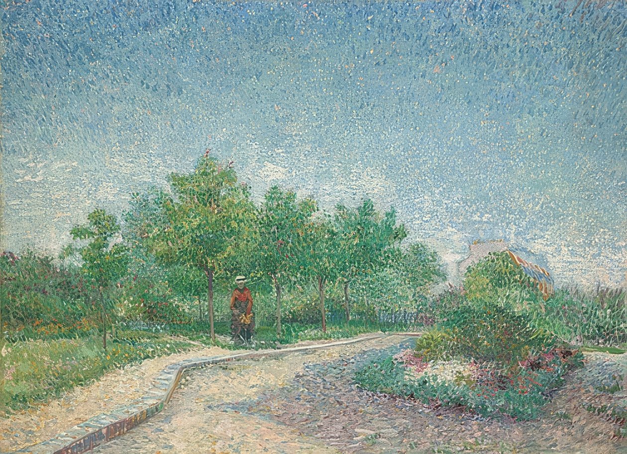 Square Saint-Pierre, Paris. 1887 av Vincent van Gogh