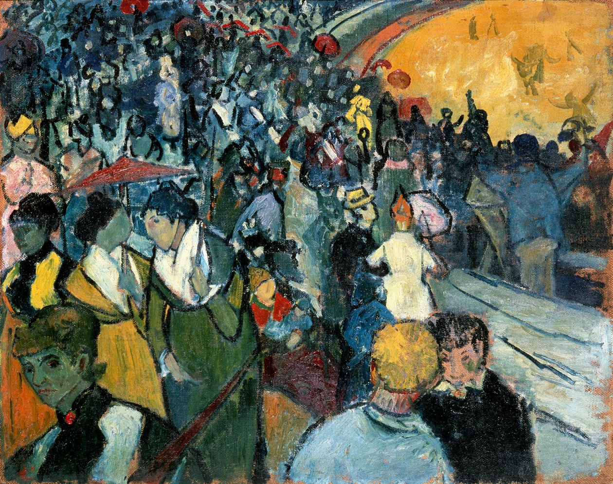 Arenan i Arles, 1888. av Vincent van Gogh