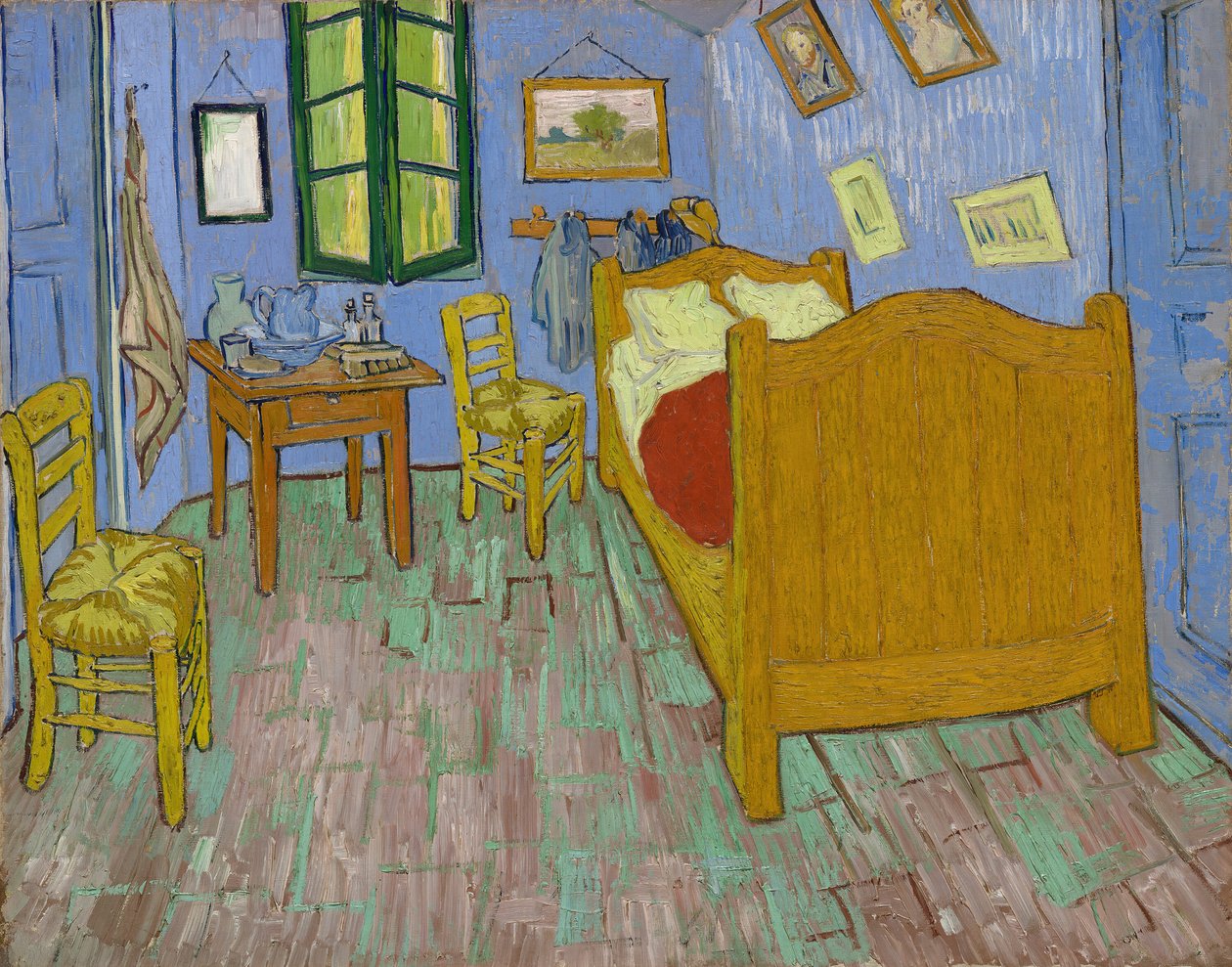 Sovrummet, 1889. av Vincent van Gogh