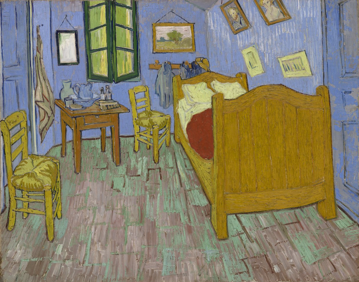 Sovrummet, 1889 av Vincent van Gogh