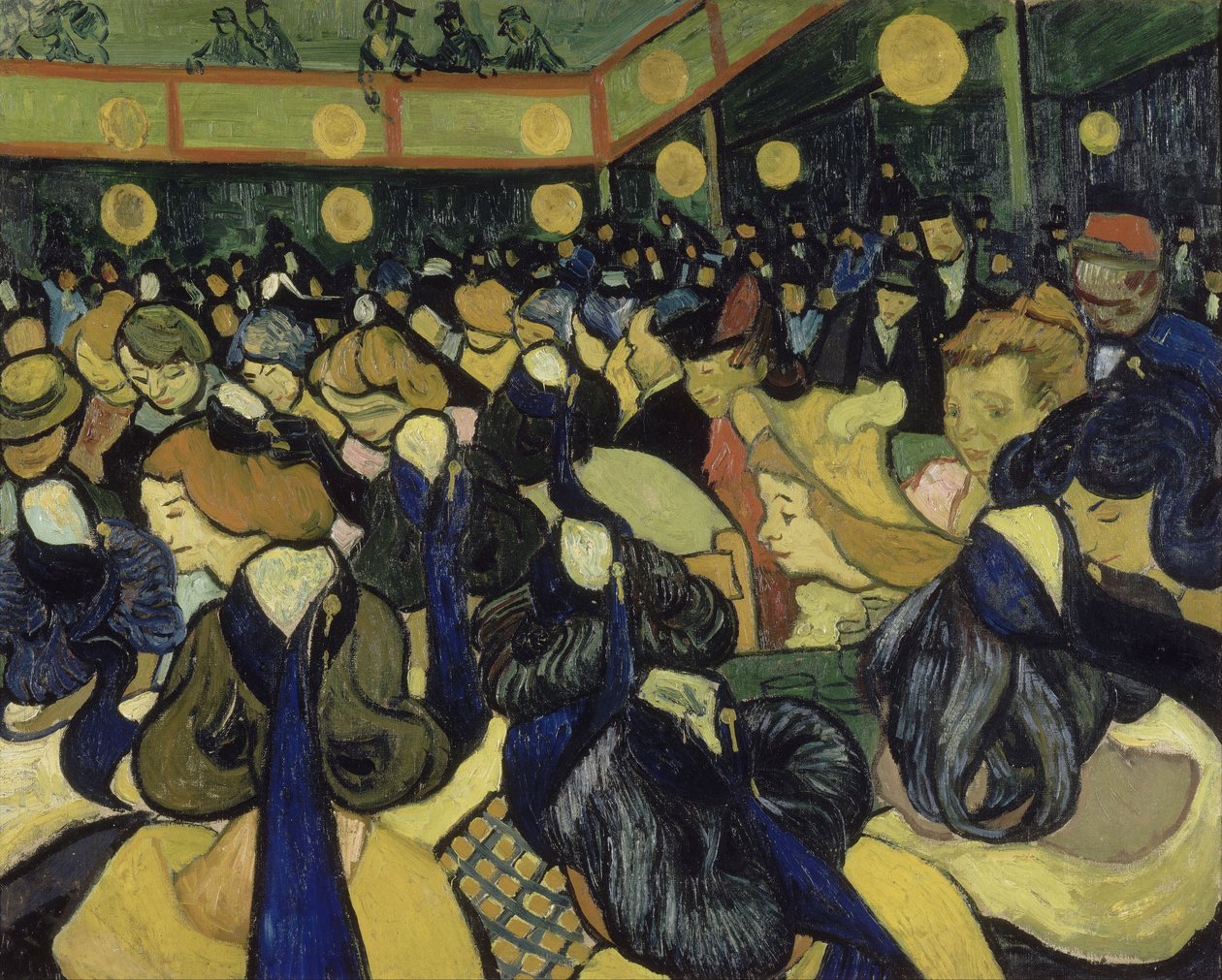 Danshallen i Arles, 1888 av Vincent van Gogh