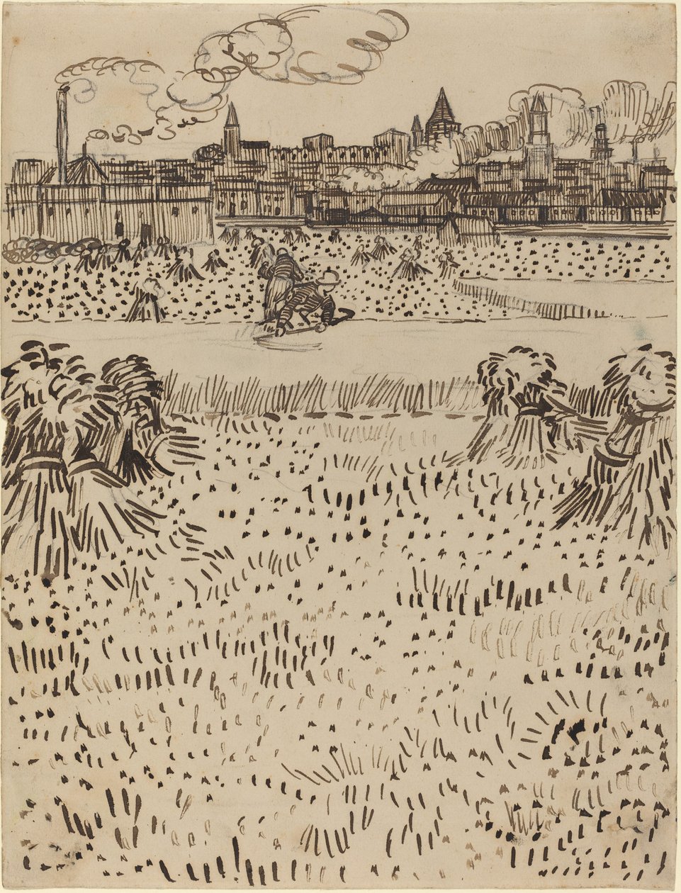 Skörden av Vincent van Gogh