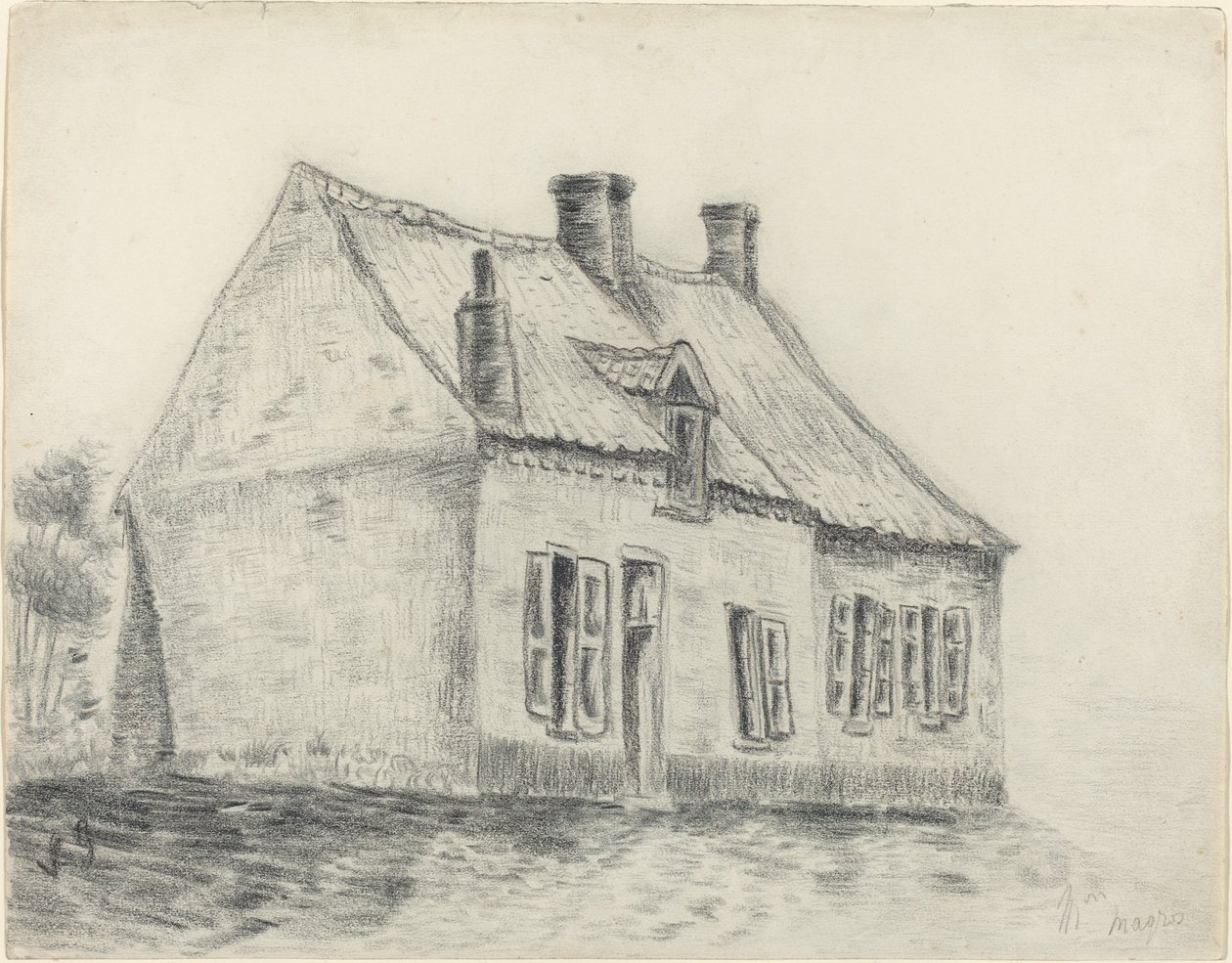 Magrothuset, Cuesmes av Vincent van Gogh