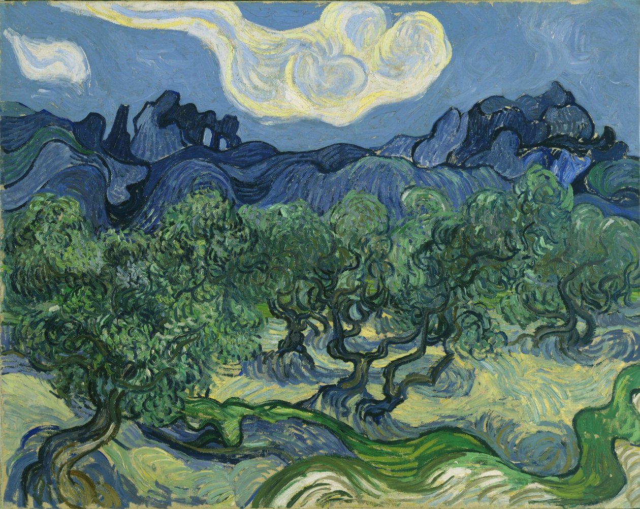 Olivträden av Vincent van Gogh