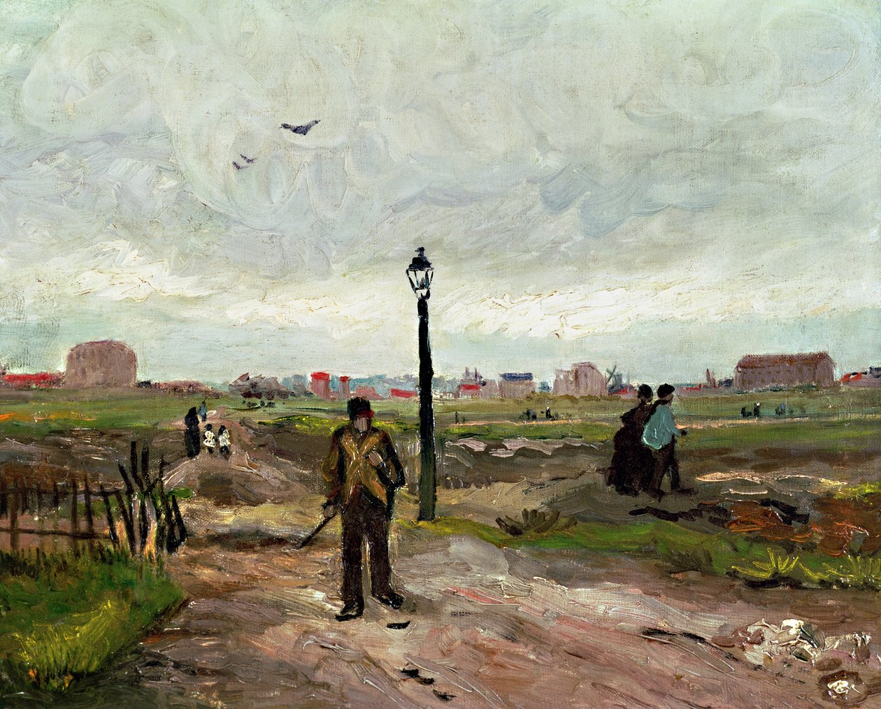 Paris utkanter, 1886 av Vincent van Gogh