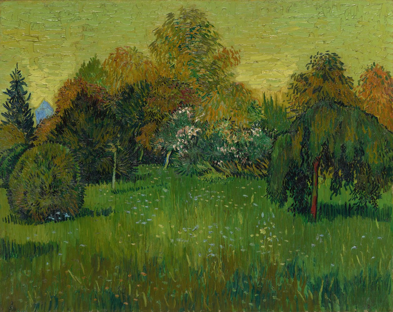 Poetens trädgård, 1888. av Vincent van Gogh