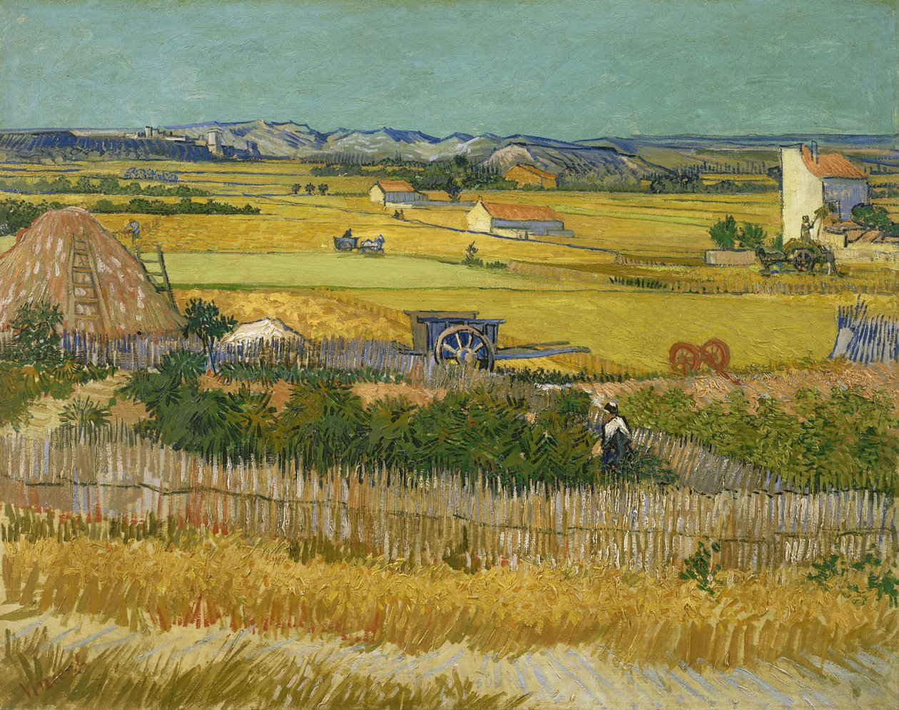 Skörden, 1888 av Vincent van Gogh