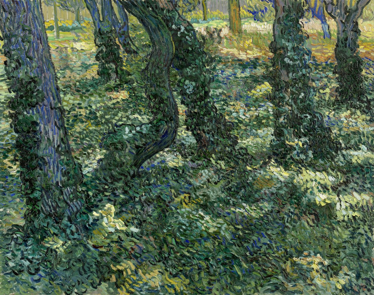 Undervegetation, 1889 av Vincent van Gogh