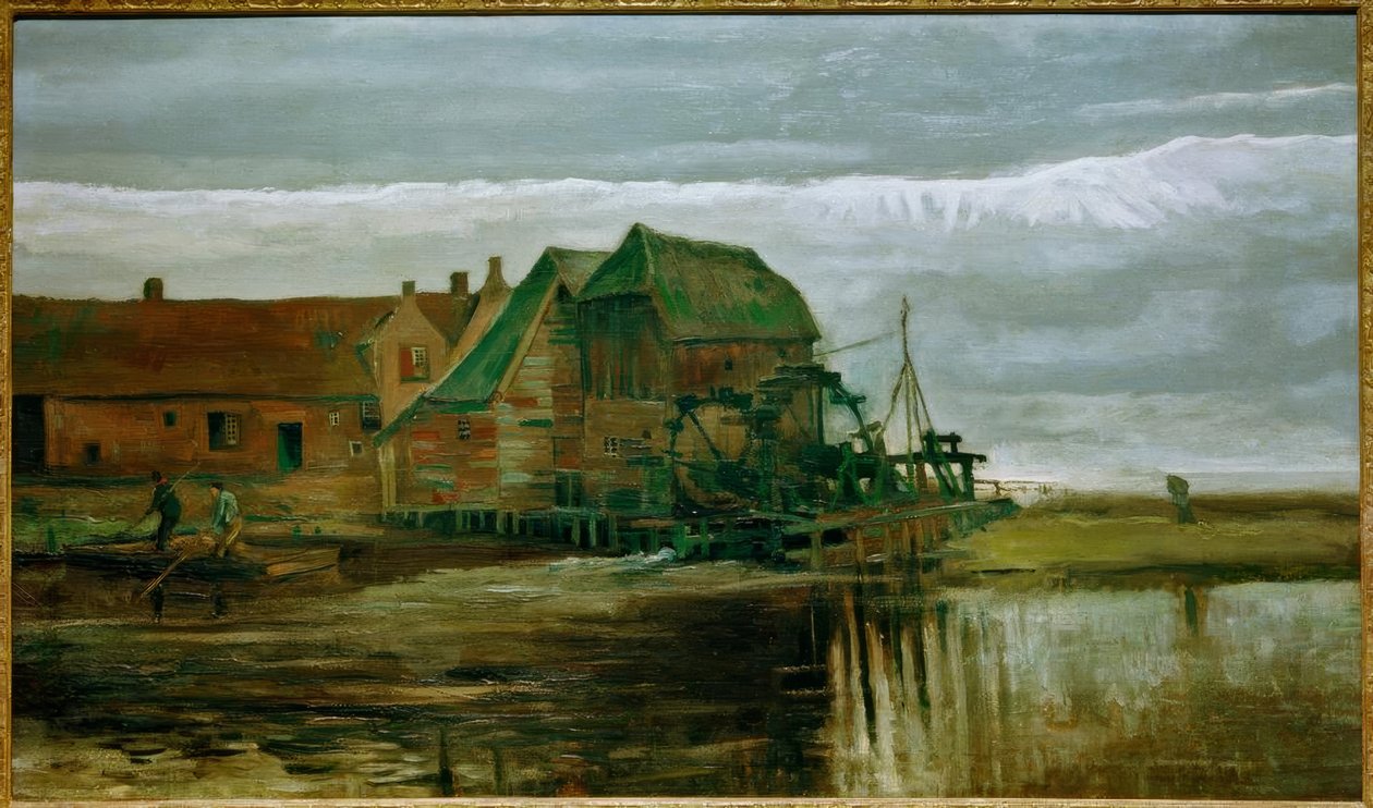 Vattenkvarn i Gennep av Vincent van Gogh