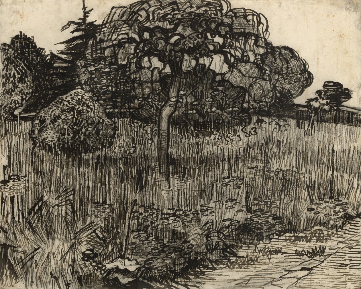 Gråtträd, 1889 av Vincent van Gogh