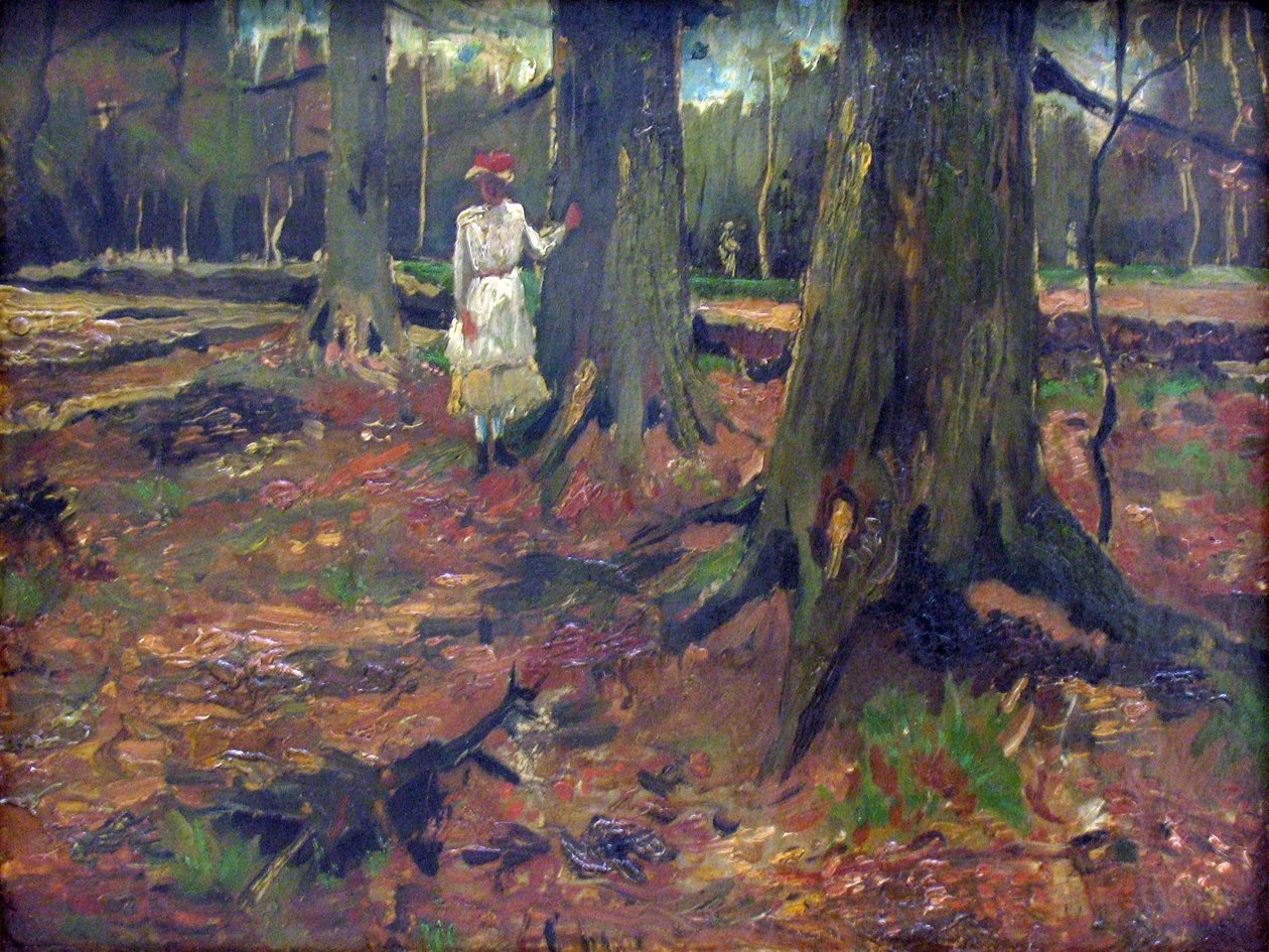  Meisje in het bos av Vincent van Gogh