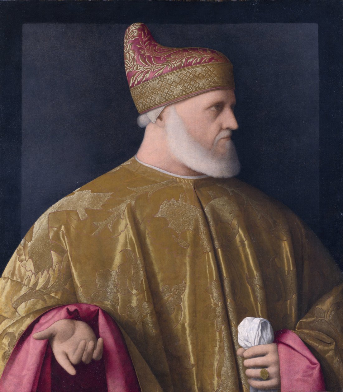 Porträtt av dogen, Andrea Gritti av Vincenzo Catena