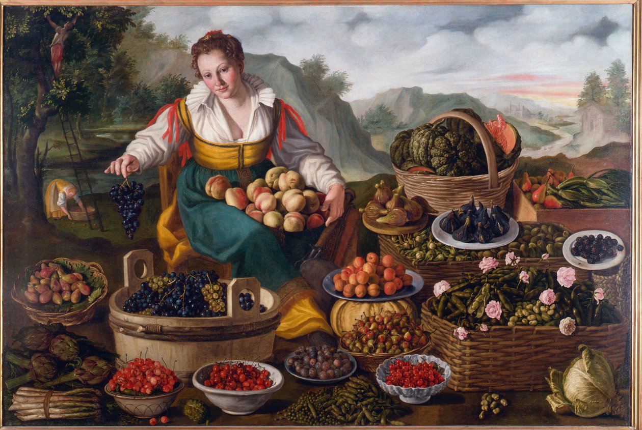 Fruktförsäljare, 1578-81 av Vincenzo Campi