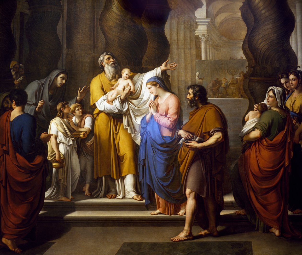 Presentation på Temple av Vincenzo Camuccini