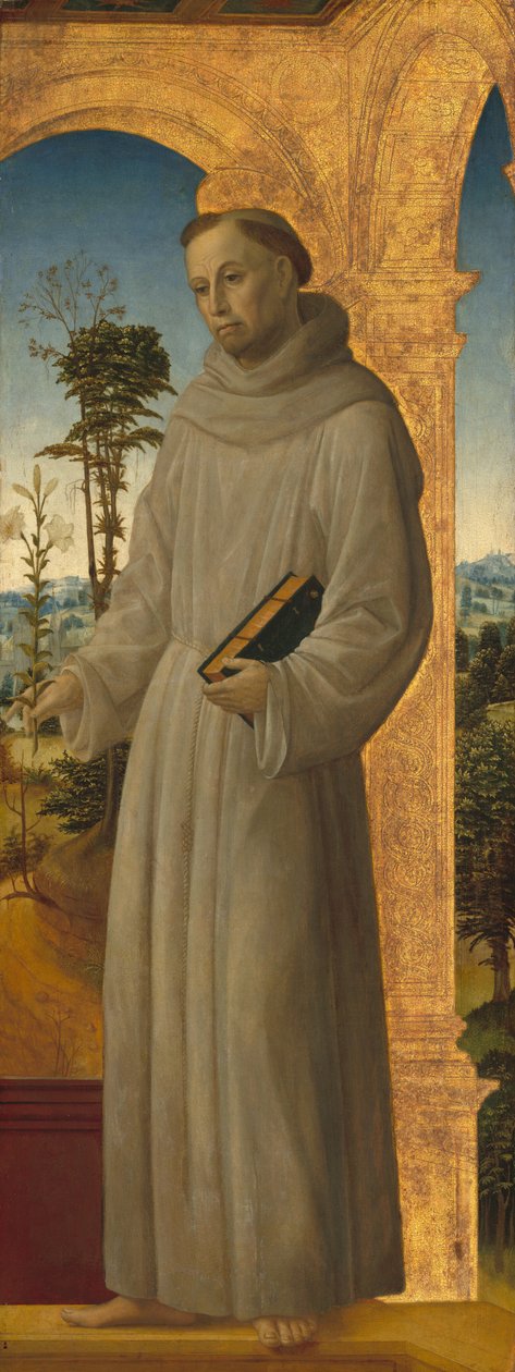 Sankt Antonius av Padua av Vincenzo Foppa