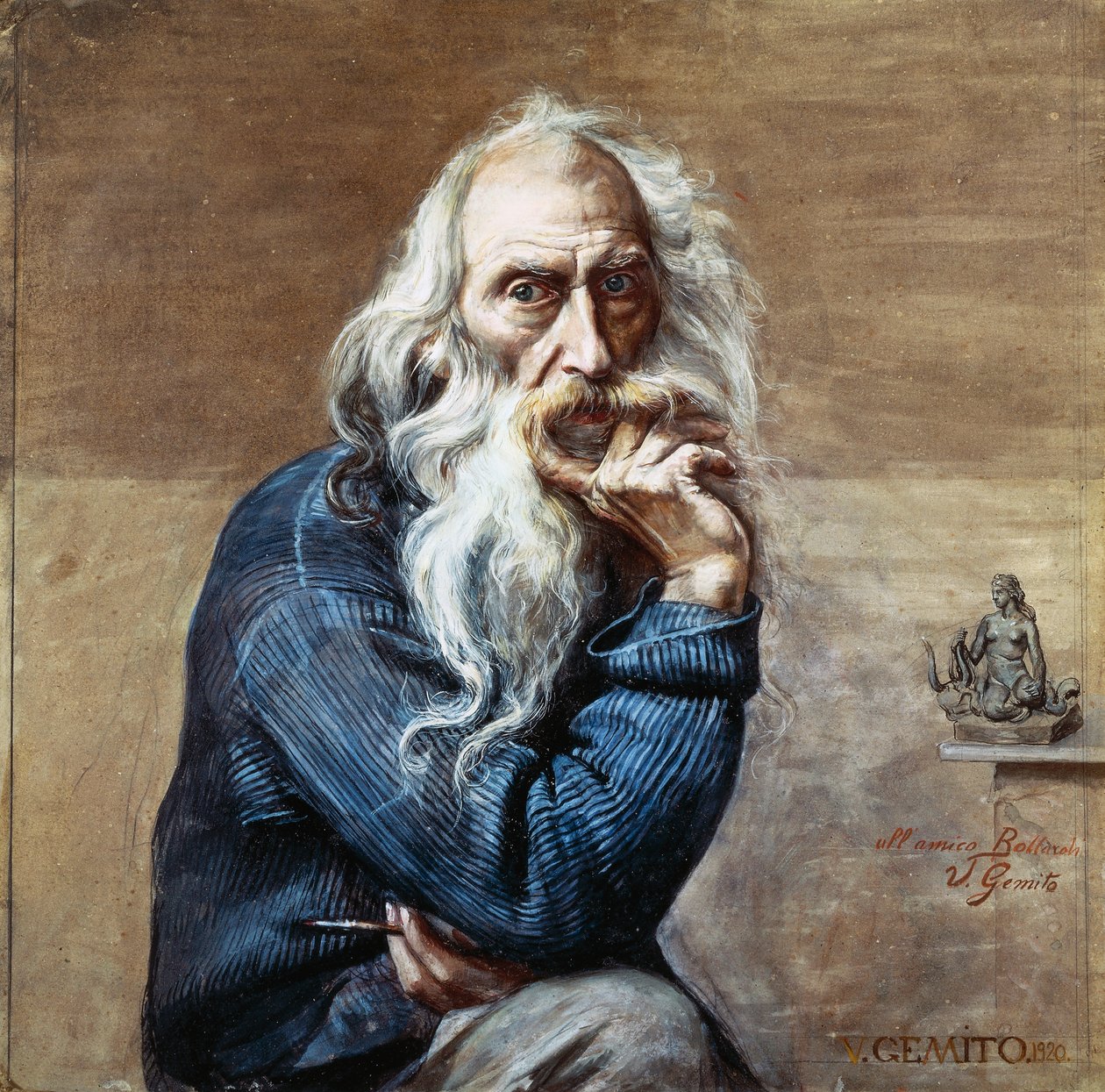 Självporträtt av Vincenzo Gemito