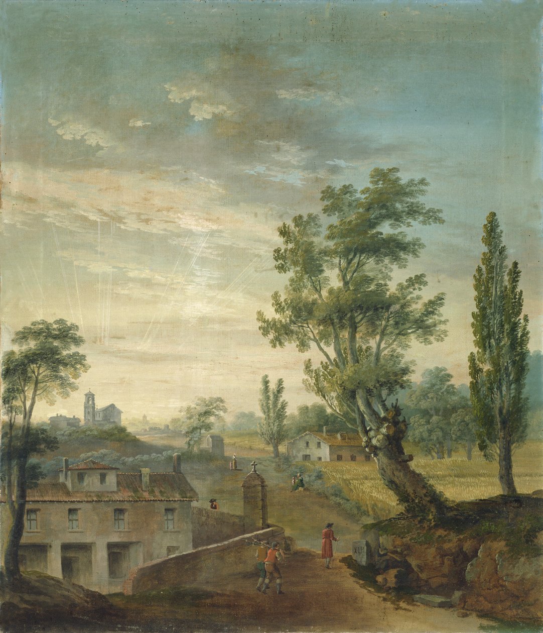 Sommar (olja på duk) av Vincenzo Martinelli