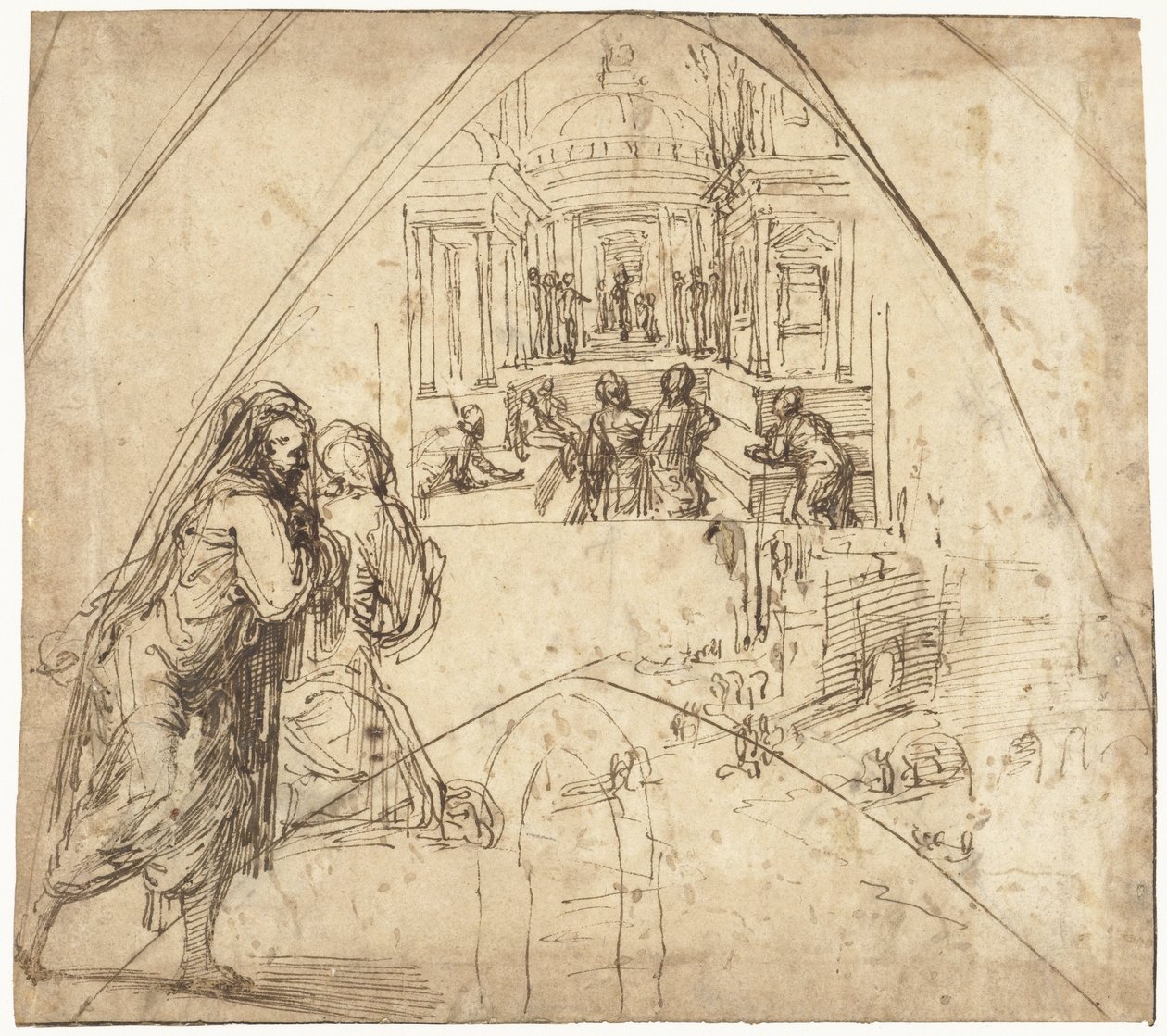 Marias tempel av Vincenzo Tamagni da San Gimignano