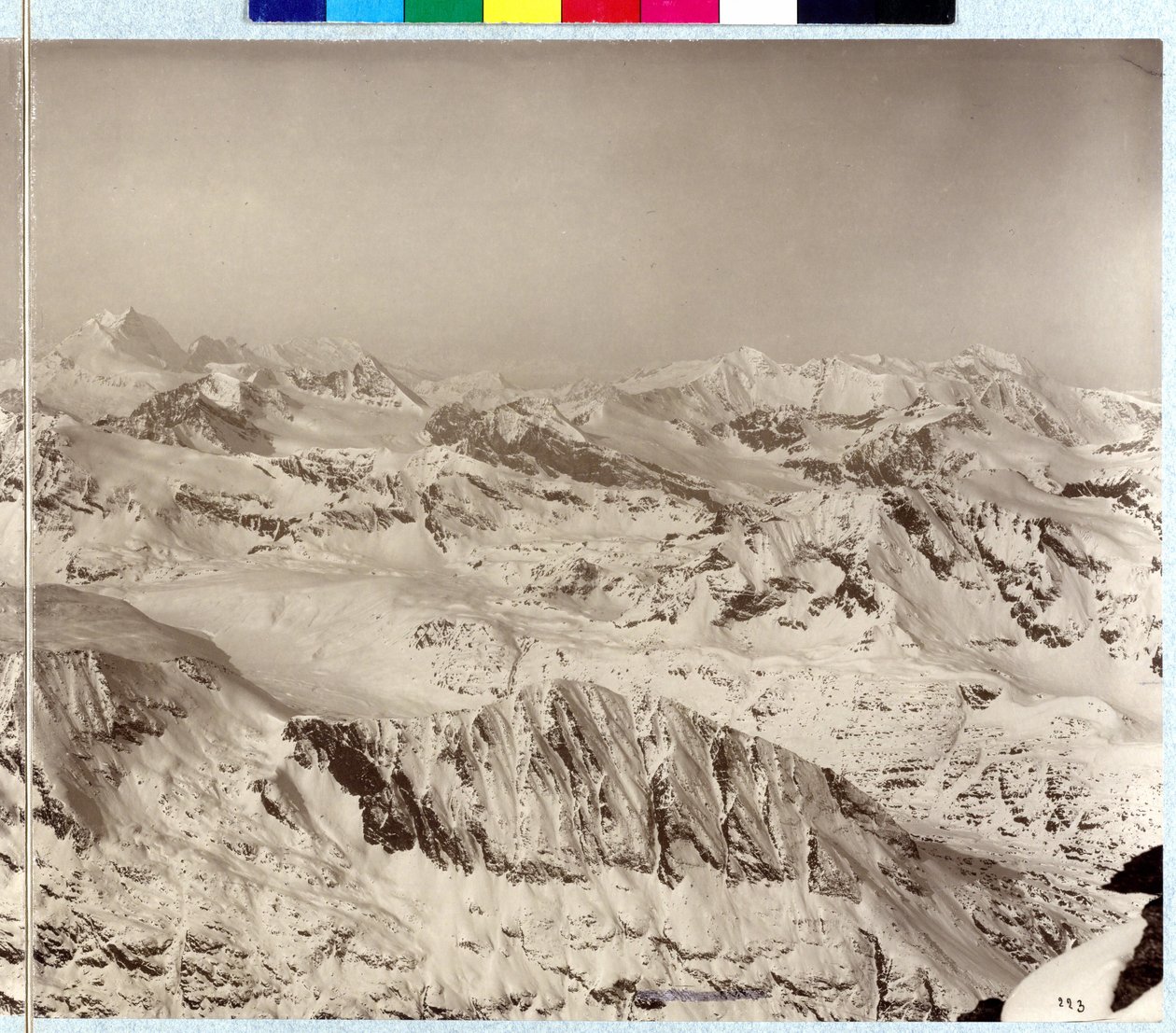 Panorama över Alperna av Vittorio Sella