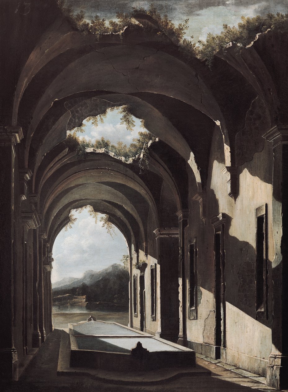 Ruiner i et Landskab, c.1646-47 swed av Viviano Codazzi