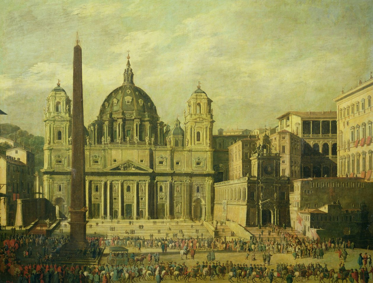 Peterskyrkan, Rom, 1630 av Viviano Codazzi