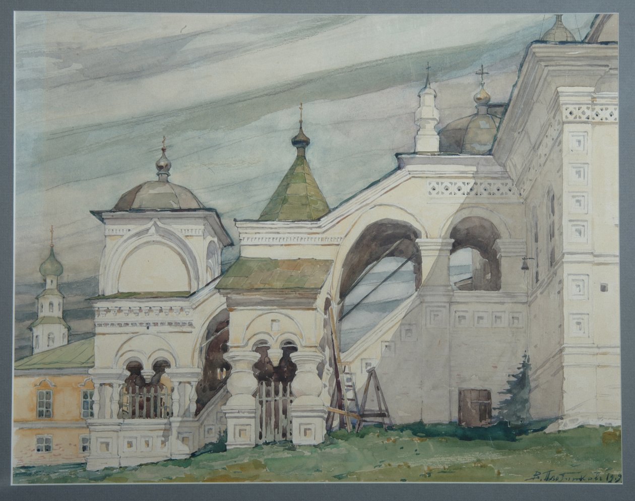 Trefaldighetskyrkan i Solikamsk, 1909 av Vladimir Alexandrovich Plotnikov