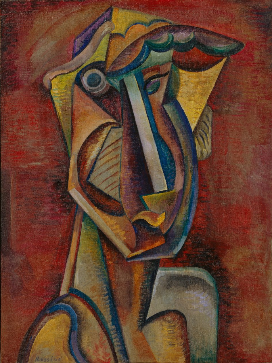 Poetess, 1920-tal av Daniel Vladimir Baranoff Rossine