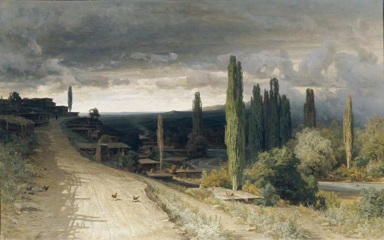 I Alushta, 1860 av Vladimir Donatovich Orlovsky