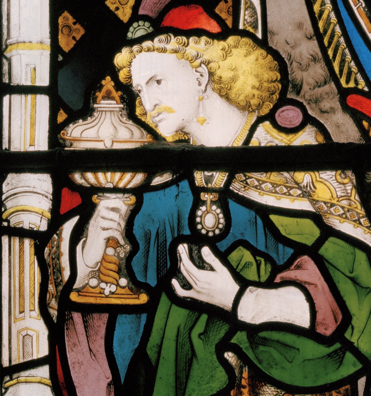 Adoration of the Magi, detalj, c.1868 av W. F. attr.to Dixon