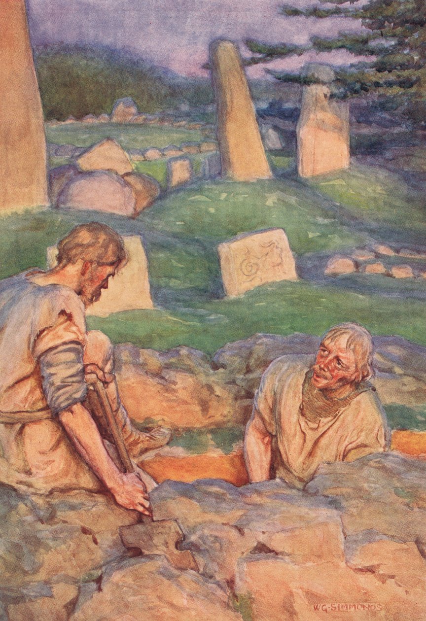 "Vem bygger starkare än en murare, en skeppsmästare eller en snickare", 1910 av W. G. Simmonds