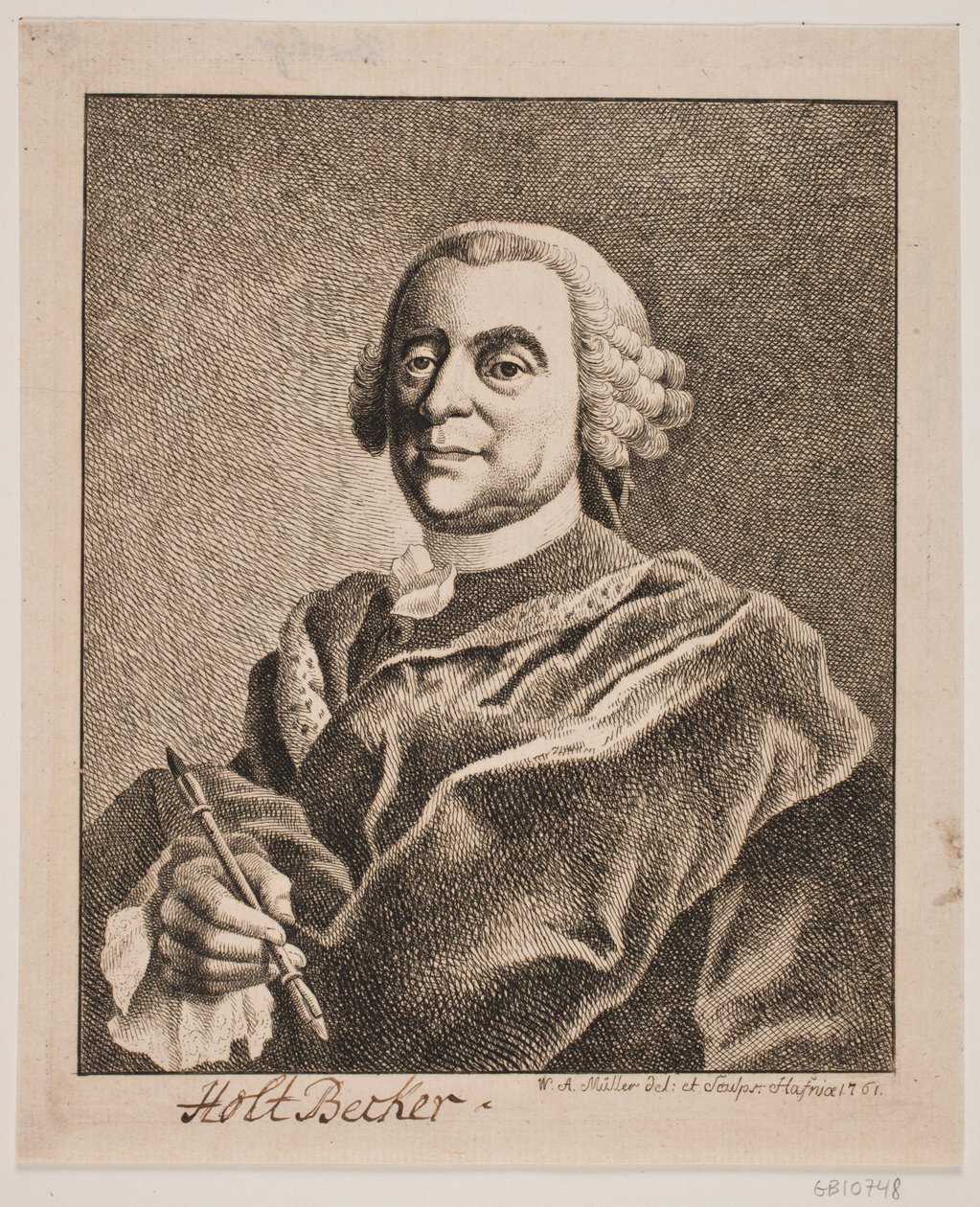 Johan Christopher Holtzbecher av W.A. Müller