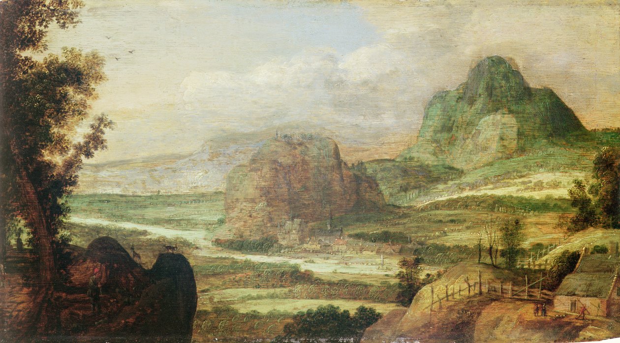 Bergslandskap av W.B. Katz
