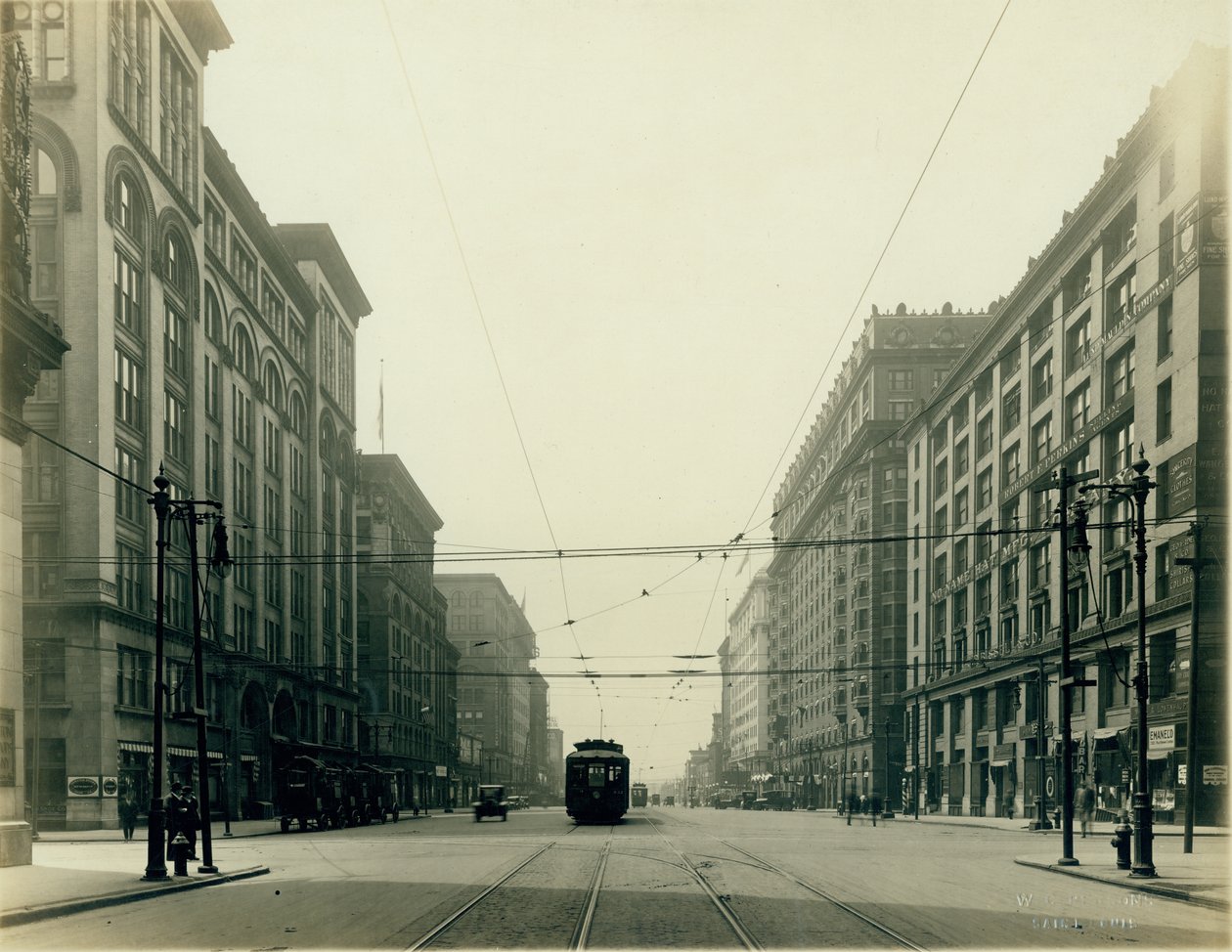 Twelfth Street and Washington Avenue looking south. av W.C. Persons