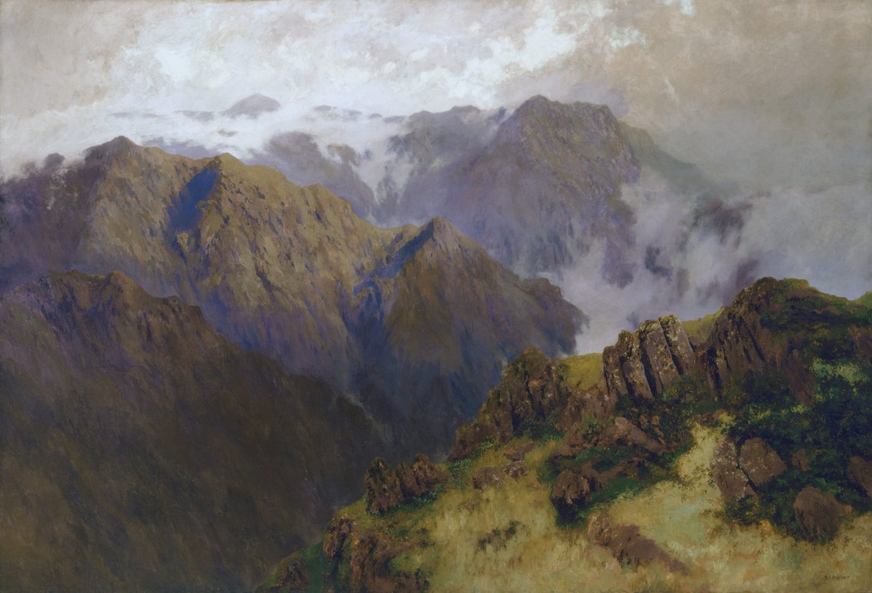 Kosciusko av W.C. Piguenit