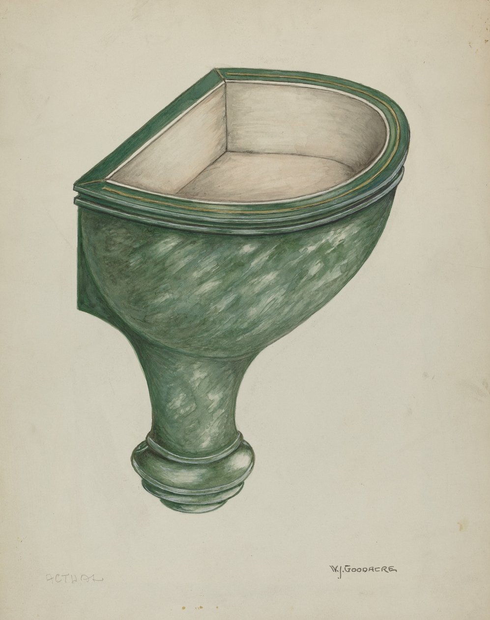 Holy Water Font, Santa Barbara av W.J. Goodacre