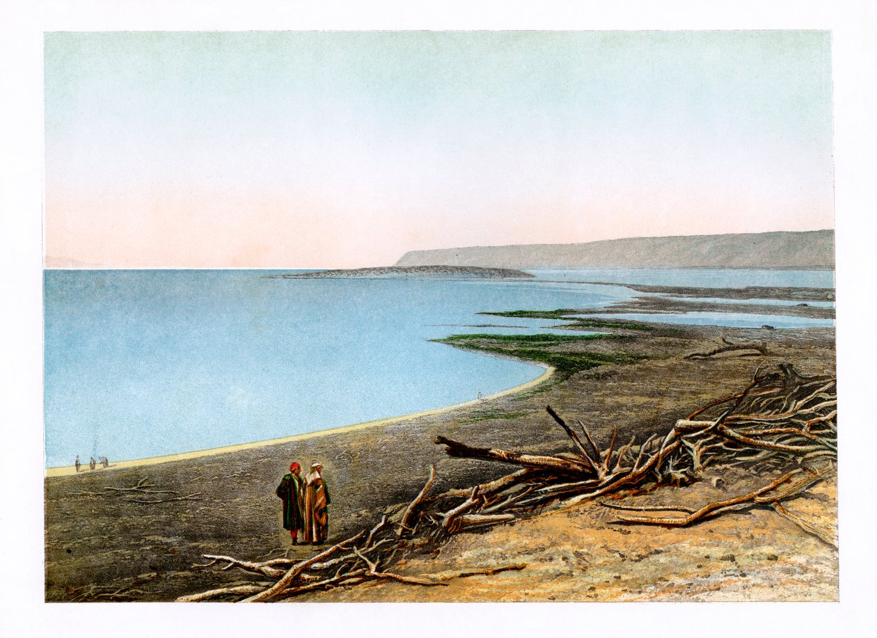 Döda havet, c1870. av W. Dickens