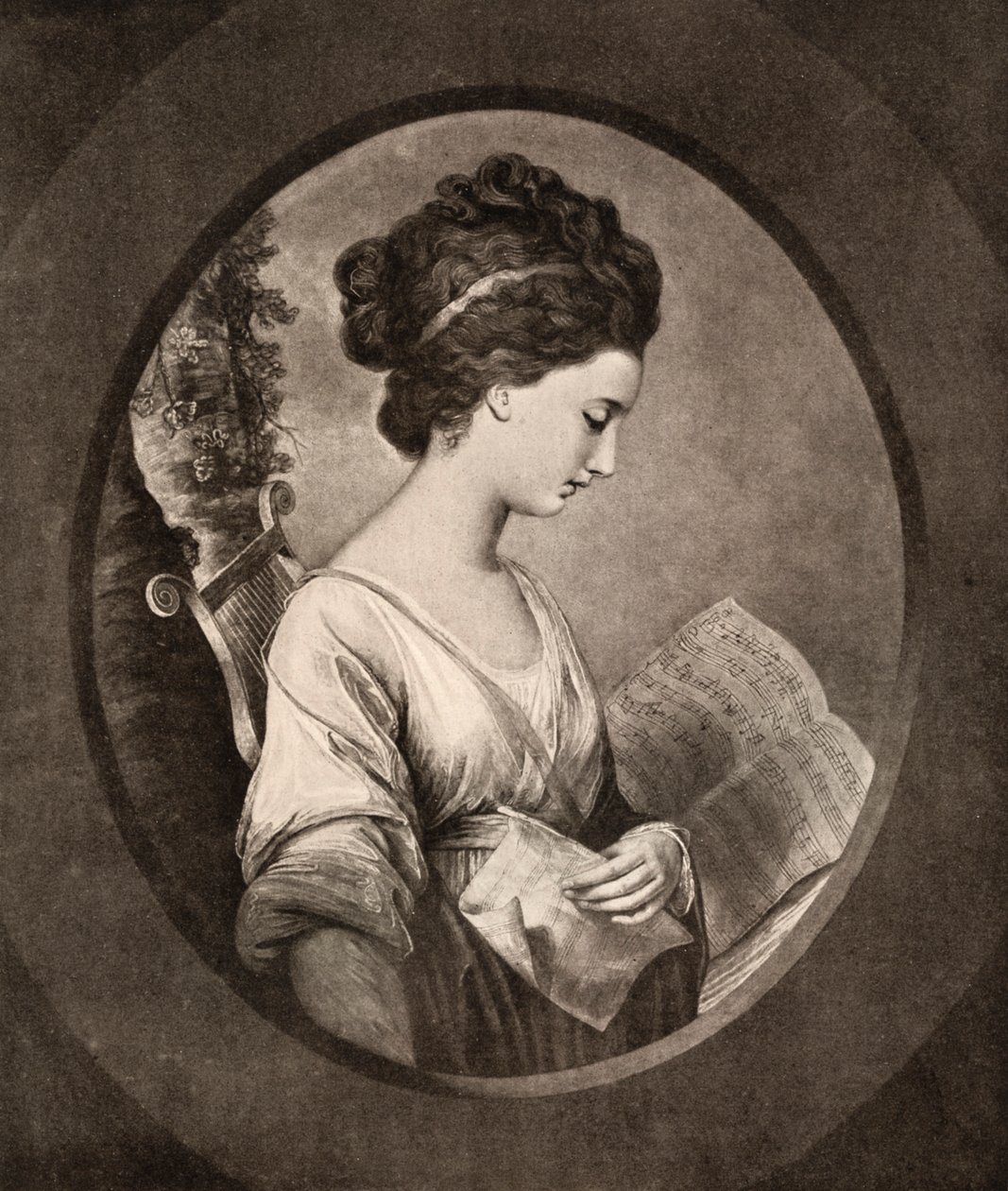 Miss Stephenson, sent 1700-tal, 1912 av W. Dickinson
