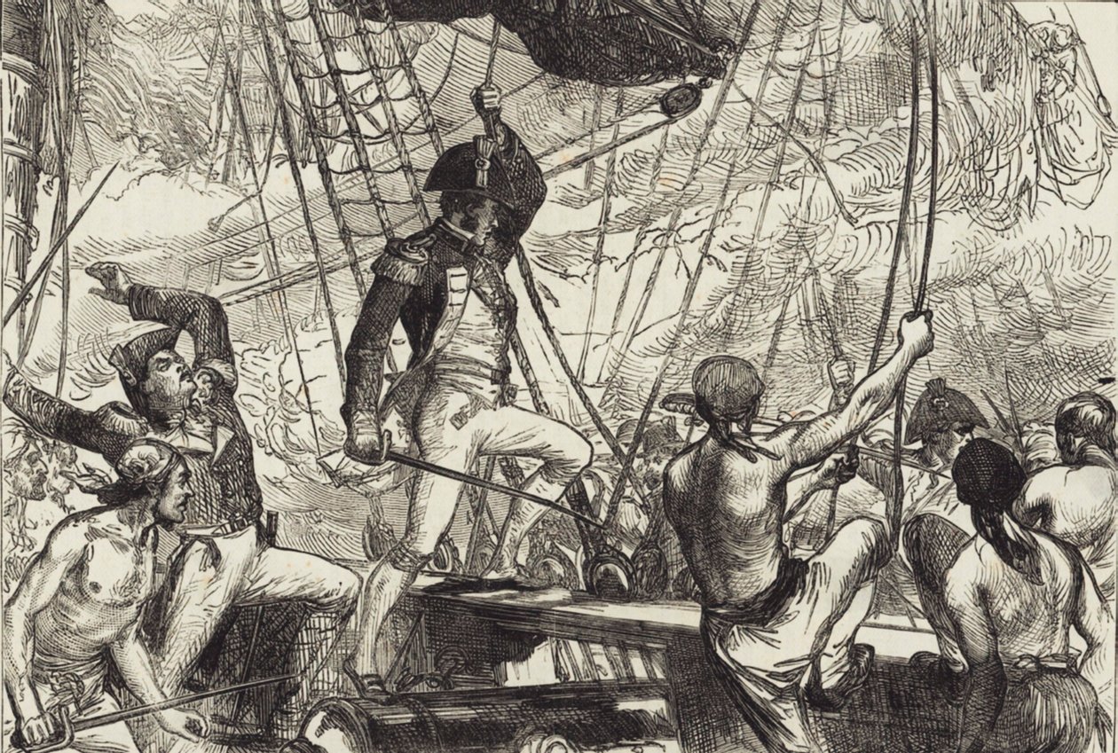 Sjöstrid (litho) av John Ward Dunsmore