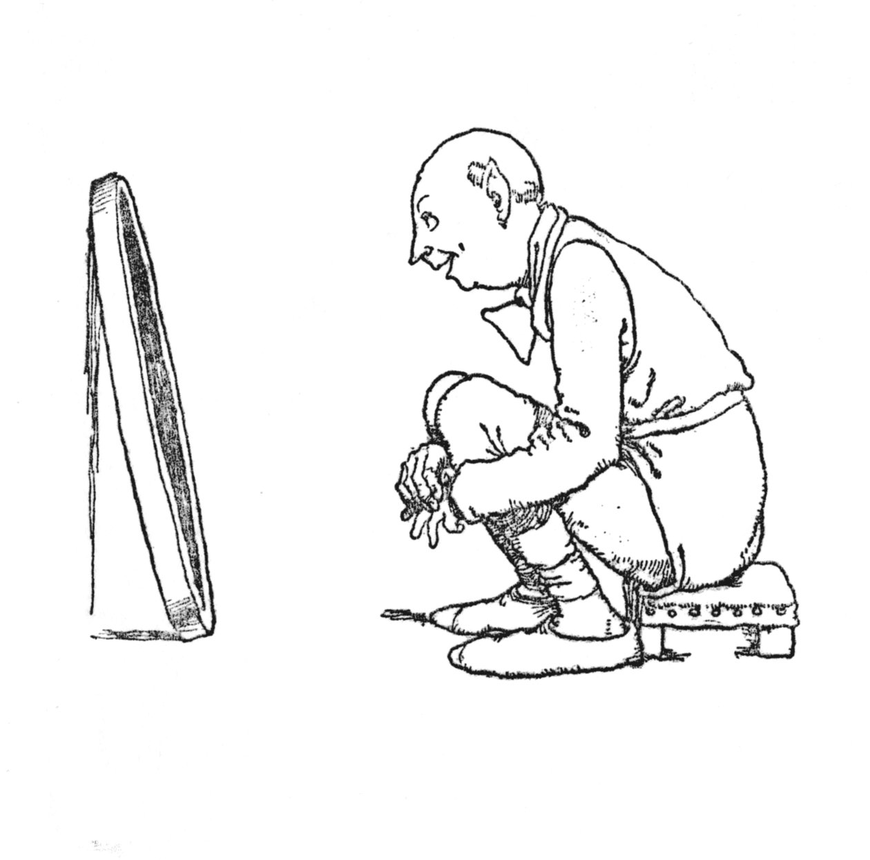 Han skrattade av förtjusning, c1930 av William Heath Robinson