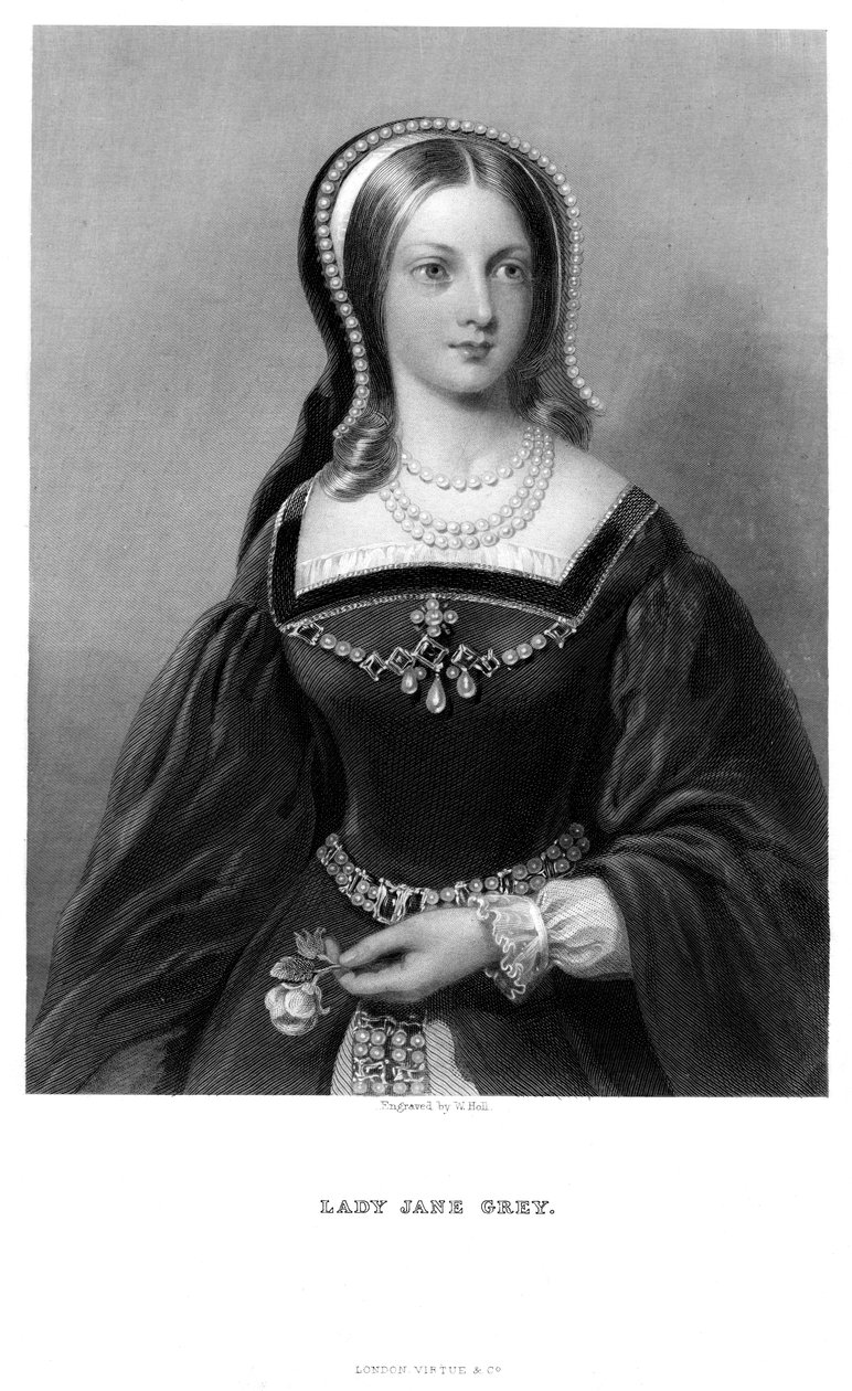 Lady Jane Gray 1537-1554, 1800-talet. av W. Holl