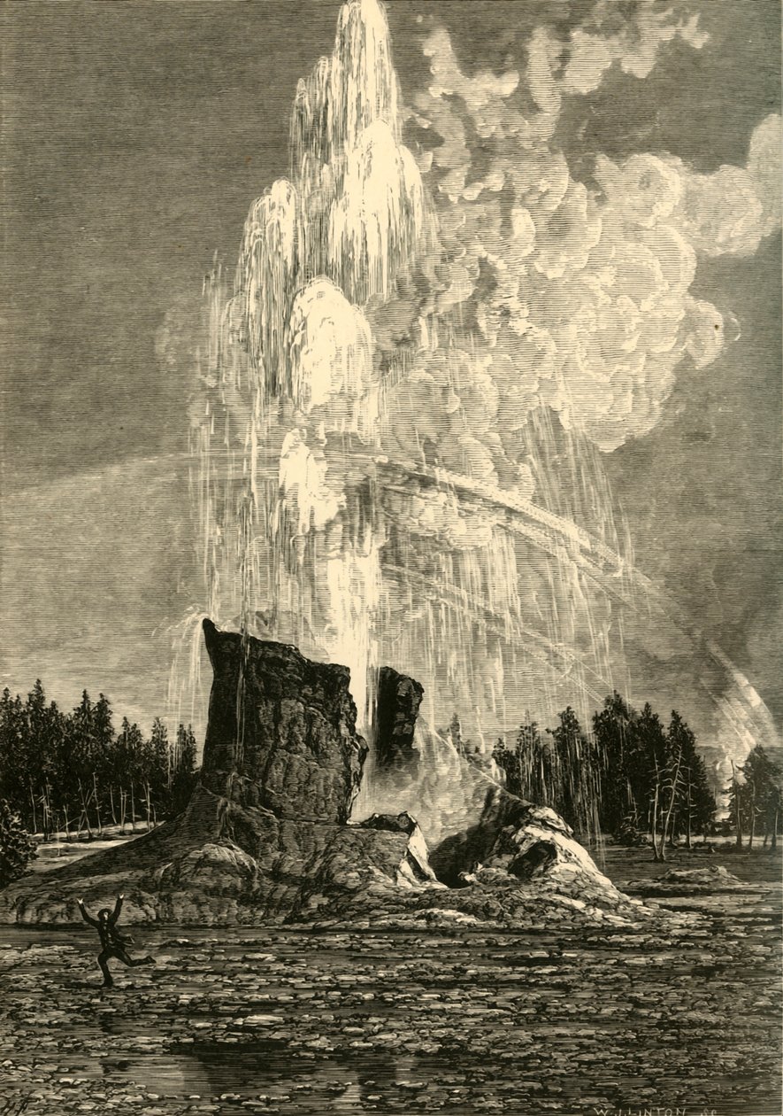 "Den jättegejser", 1872. av W. J. Linton