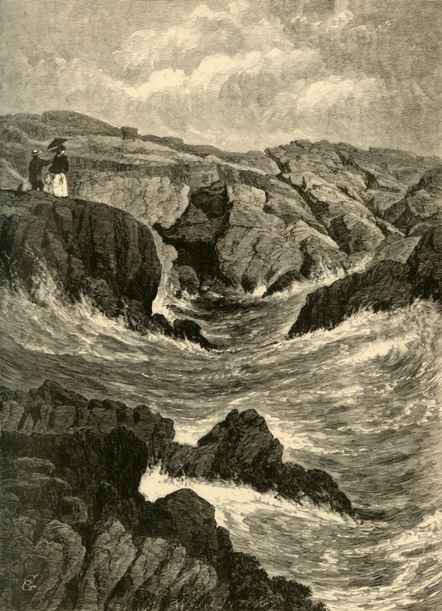 "Den sprutande grottan", 1872. av W. J. Linton