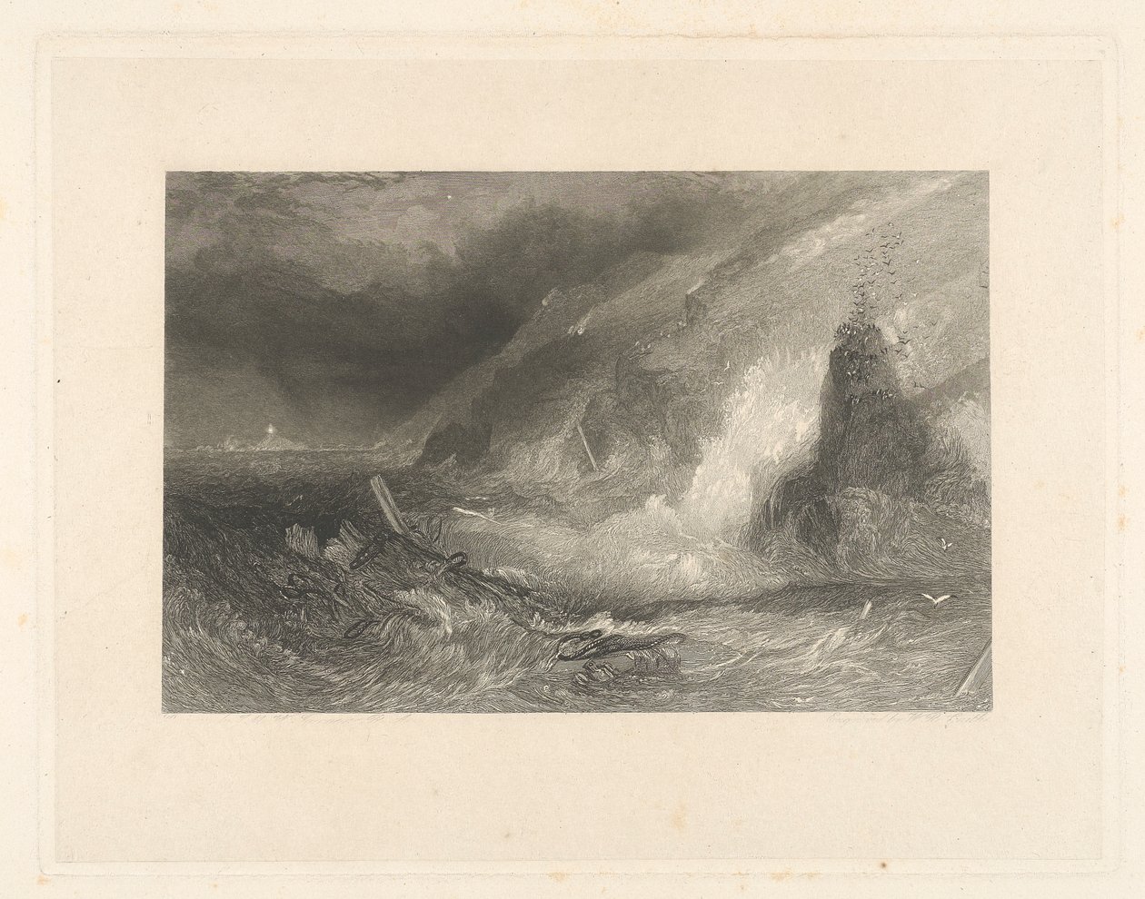 Långskeppsfyren, Lands End av W. R. Smith