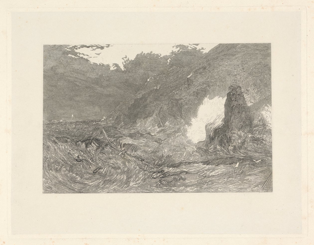 Långskeppsfyren, Lands End av W. R. Smith