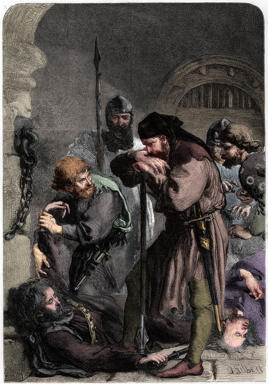 "Richard II:s död", 1861 av W Thomas